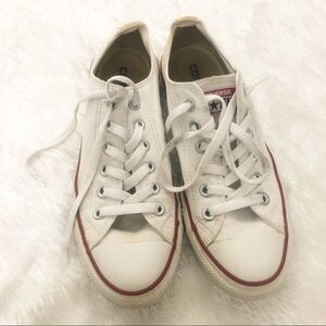 Converse white and red size 5.5
